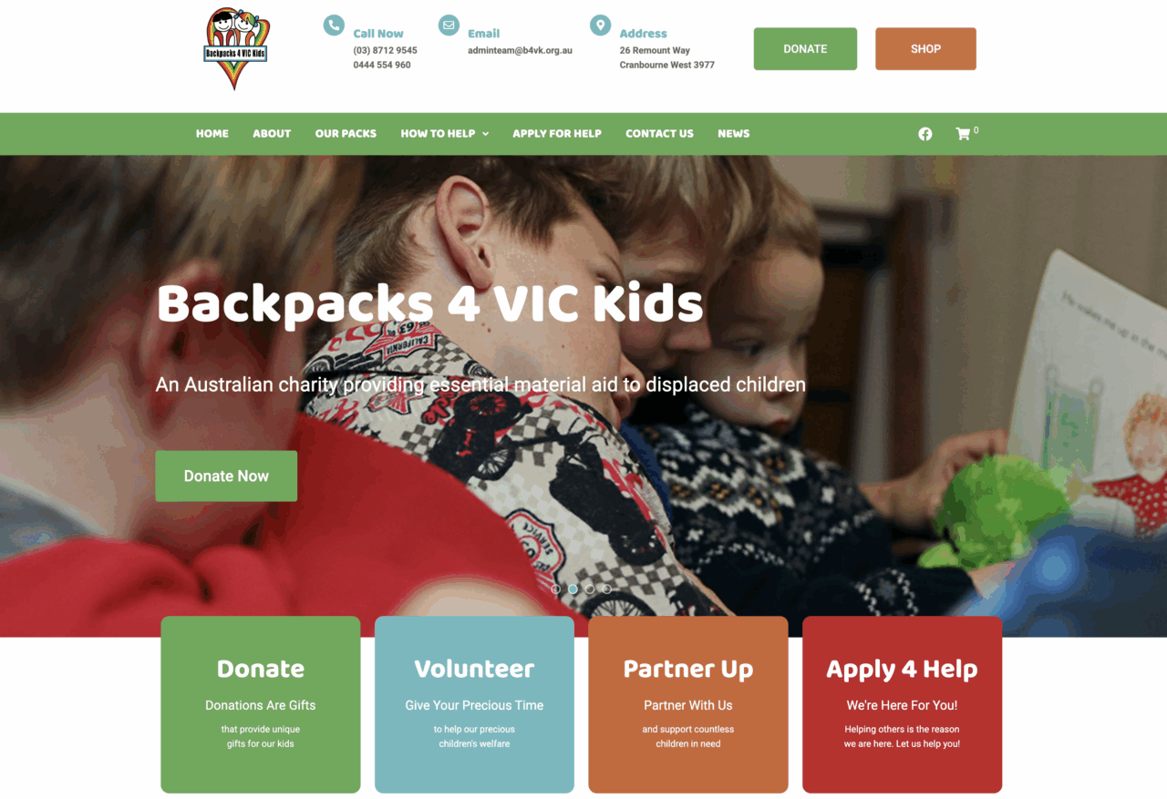 Backpacks4vickids
